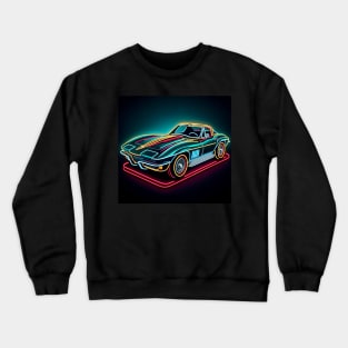 Neon Corvette Crewneck Sweatshirt